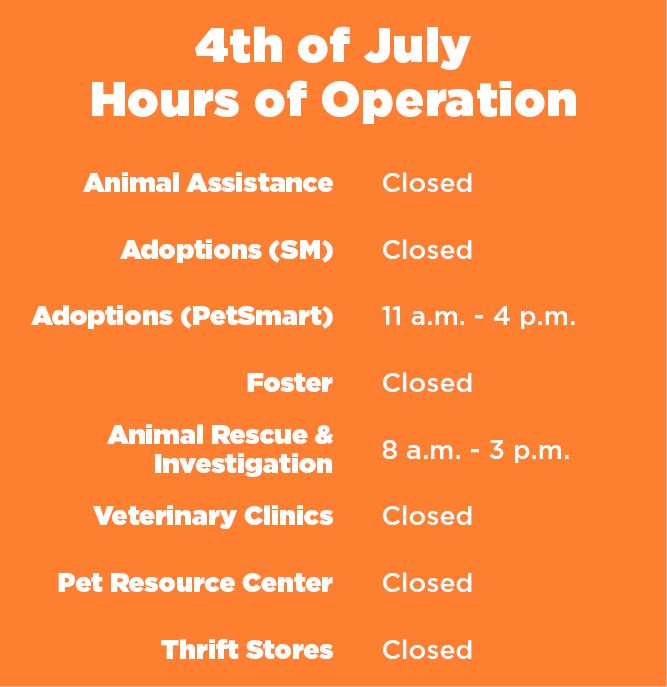 4th of July Hours of Operation 2022